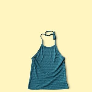 American Eagle Outfitters Teal Tank Top